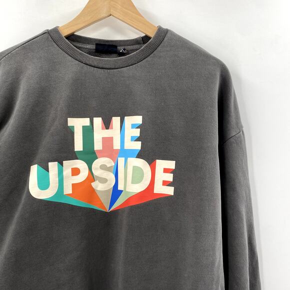 The Upside gray graphic crewneck sweatshirt - Picture 1 of 6